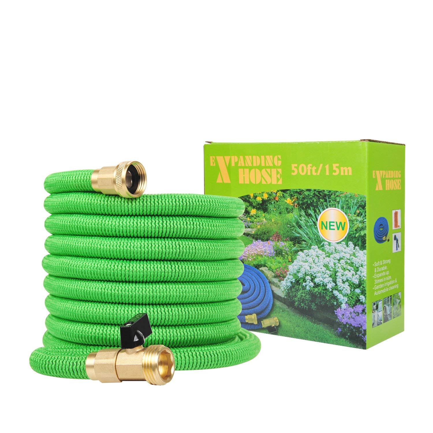 High Pressure Expandable Magic Garden Hose Flexible Latex Water Pipe for Household Watering and Cleaning Pressurization